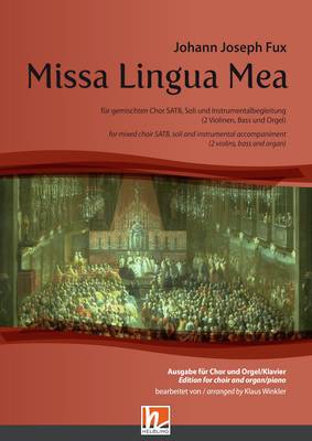 Missa Lingua Mea Choral Score SATB