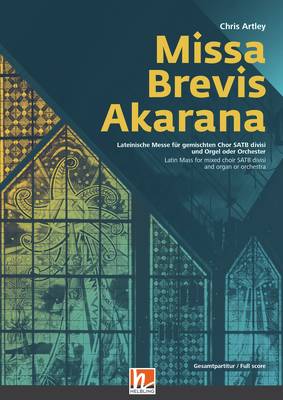 Missa Brevis Akarana Choral Score SATB divisi