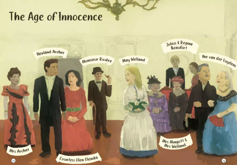 The main characters in The Age of Innocence