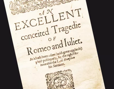 Romeo and juliet 1597