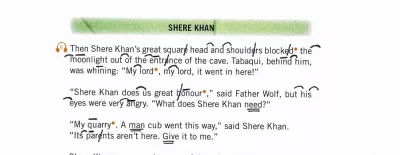 Shere Khan audio marked