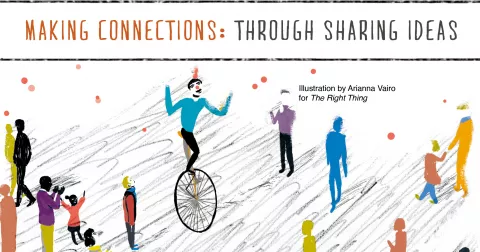 Making connections: through sharing ideas