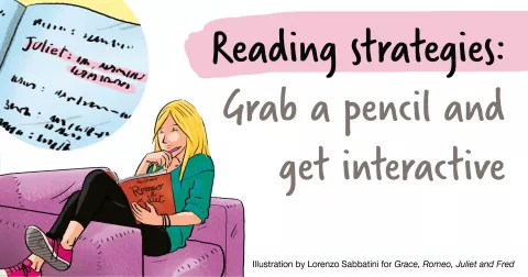 Reading strategies: Grab a pencil and get interactive