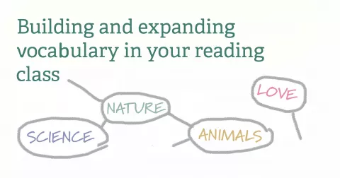 Building and expanding vocabulary in your reading class