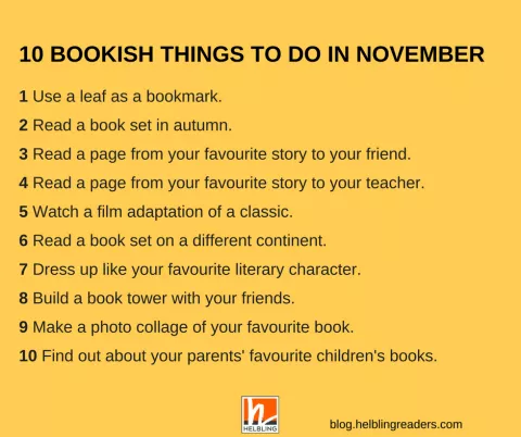 10 Bookish Things To Do in November